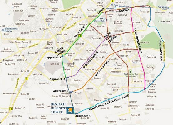 Bestech Business Tower, Gurgaon - Commercial Office Space