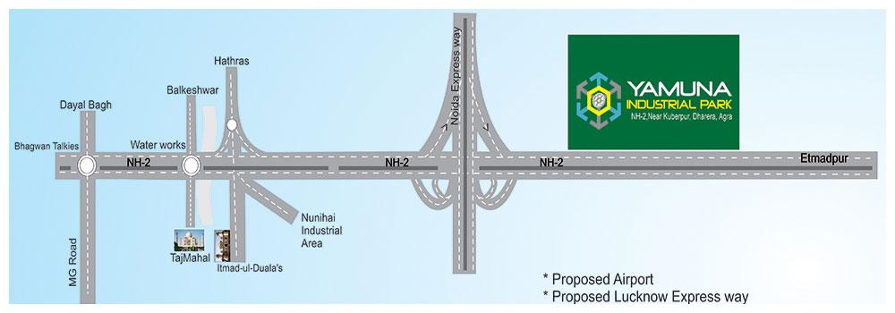 Yamuna Industrial Park, Agra - Residential Plots