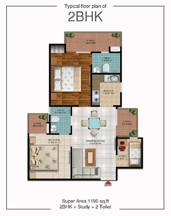 Magnum Oasis Green, Ghaziabad - 2,3 and 4 BHK Luxury Apartments