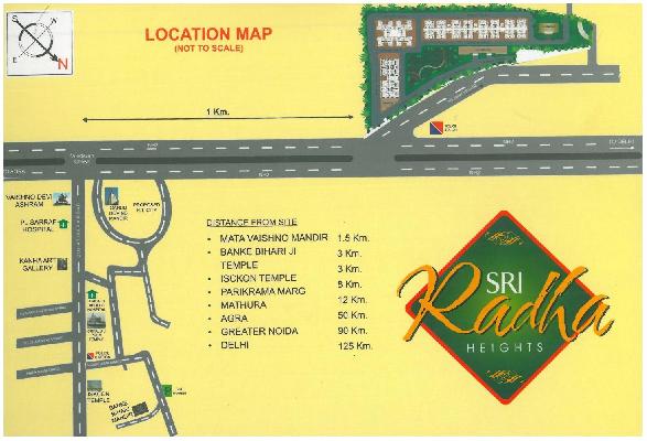 Sri Radha Heights, Vrindavan - 1 & 2 BHK Apartments