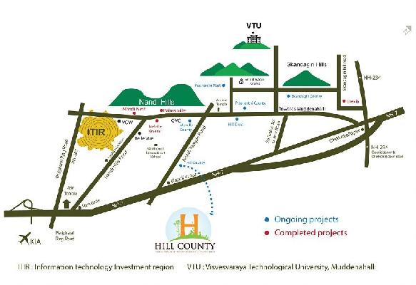 Hill County, Bangalore - Residential Plots