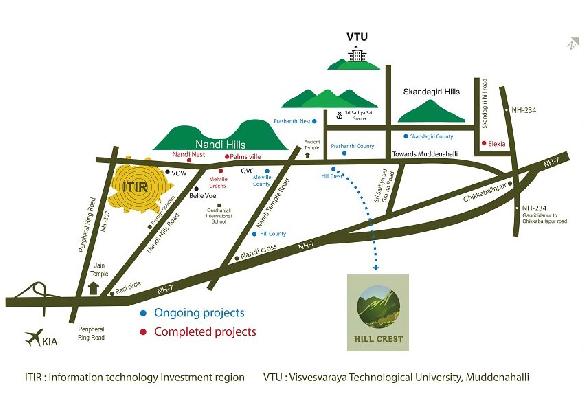 Hill Crest, Bangalore - Residential Plots & Lands