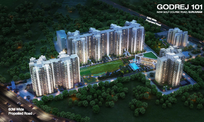 Godrej 101, Gurgaon - 2/3 BHK Apartment