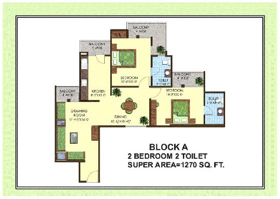 Express Greens, Ghaziabad - Residential Apartment