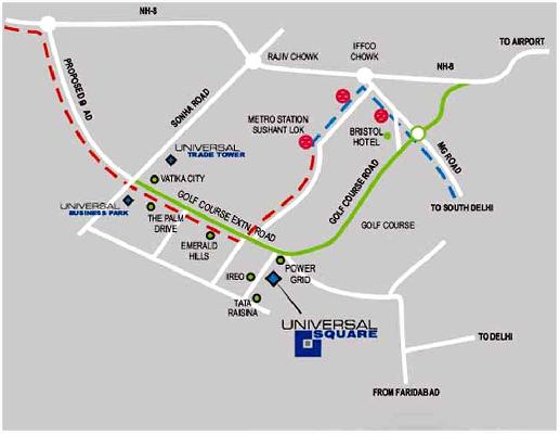 Universal Square, Gurgaon - Commerical Complex