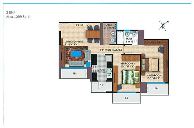 RNA Exotica, Mumbai - 2 & 3 BHK Residential Apartments