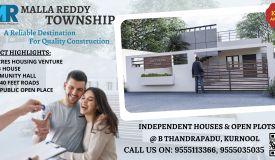 Malla Reddy Township, Kurnool - 2 BHK Independent Houses