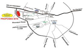 Sushant Taj City, Agra - Beautiful Residential Land
