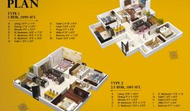 Mahendra Elena 5, Bangalore - 2,2.5 & 3 BHK Flats