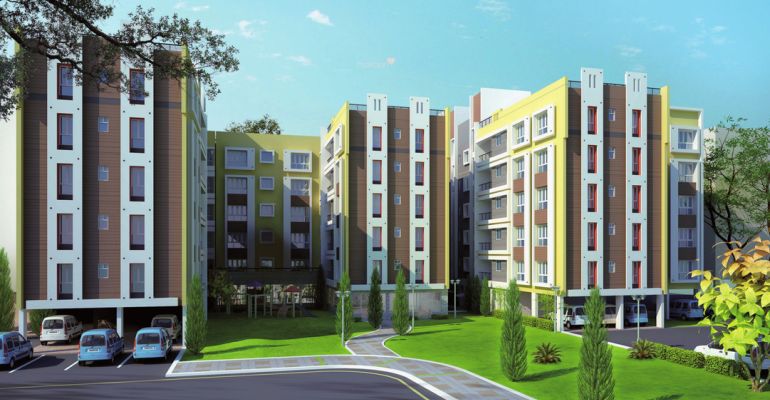 Club Town Heights, Kolkata - 2, 3 Flats And 4BHK Apartments
