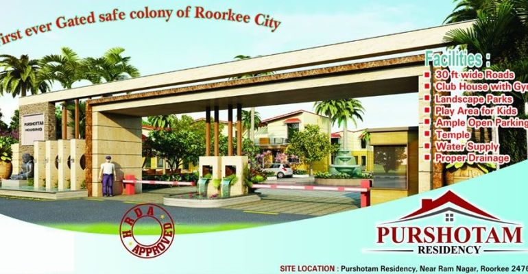 Purshotam Residency, Roorkee - 3 BHK Affordable Flats