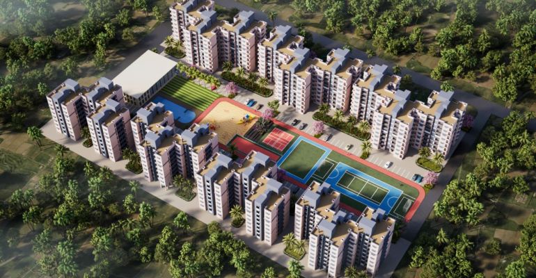 Ensaara Metropark, Nagpur - 2 BHK Apartments Flats