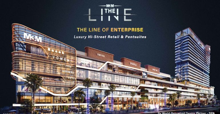 M3M THE LINE, Noida - Studio Apartments/Retail Shops