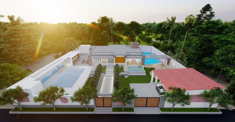 Haveli, Pondicherry - The Modern & Traditional Villa
