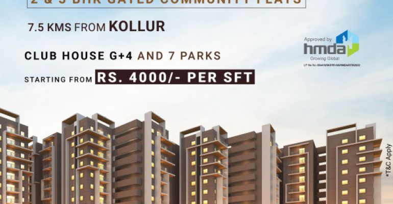 Shreevatsavam, Hyderabad - Luxurious 2/3 BHK Flats