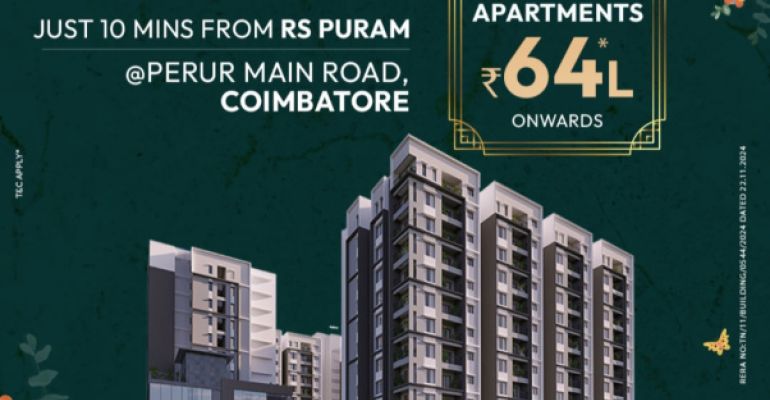 Radiance Riverwoods, Coimbatore - 1/2/3 BHK Apartment
