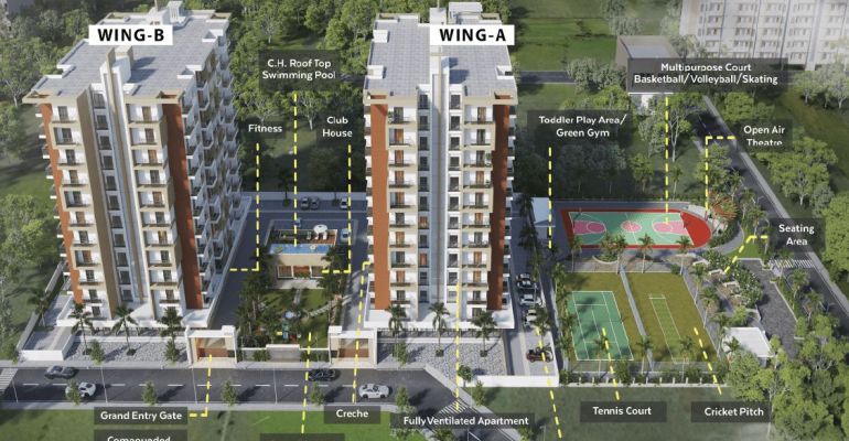 Golden Vista, Nagpur - 3 BHK Premium Residences