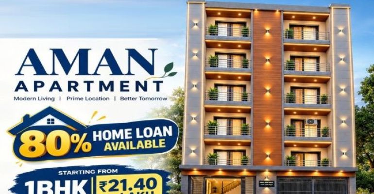 Aman Apartment, Noida - 1/2 BHK Apartment