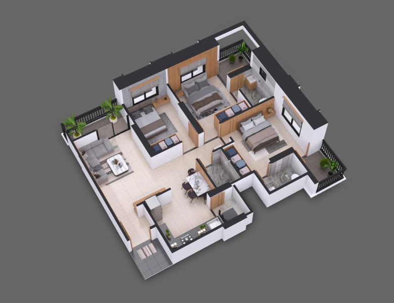 2 BHK Builder Floor 540 Sq.ft. for Sale in Charholi Budruk, Pune