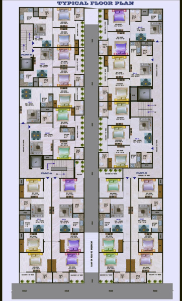 1 BHK 600 Sq.ft. Apartment for Sale in Sector 73 Noida