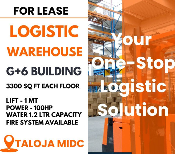  25000 Sq.ft. Warehouse for Rent in MIDC, Taloja, Navi Mumbai