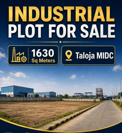  1630 Sq. Meter Industrial Land for Sale in MIDC, Taloja, Navi Mumbai