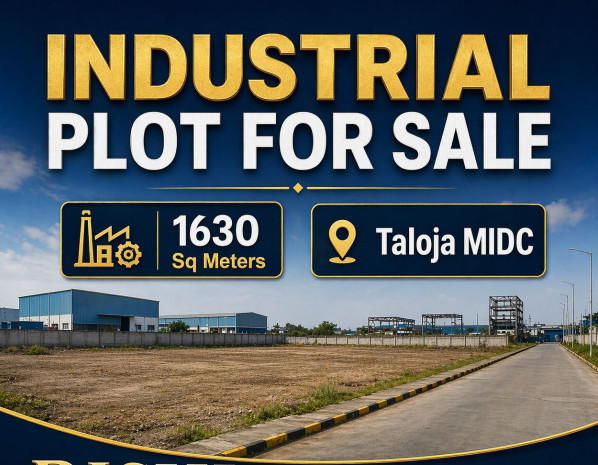  1630 Sq. Meter Industrial Land for Sale in MIDC, Taloja, Navi Mumbai