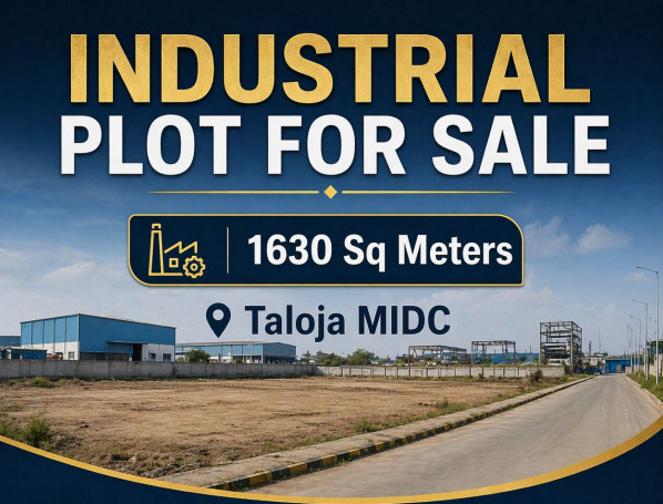  1630 Sq. Meter Industrial Land for Sale in MIDC, Taloja, Navi Mumbai