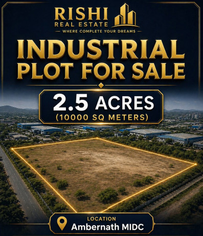  3 Acre Industrial Land for Sale in Ambernath, Thane