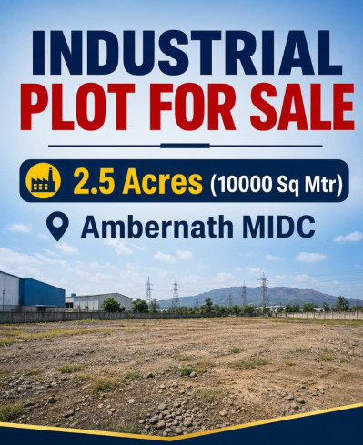  3 Acre Industrial Land for Sale in Ambernath, Thane