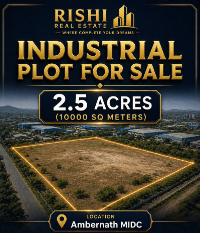  3 Acre Industrial Land for Sale in Ambernath, Thane