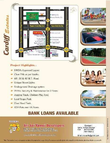  Residential Plot 200 Sq. Yards for Sale in Adikmet, Hyderabad