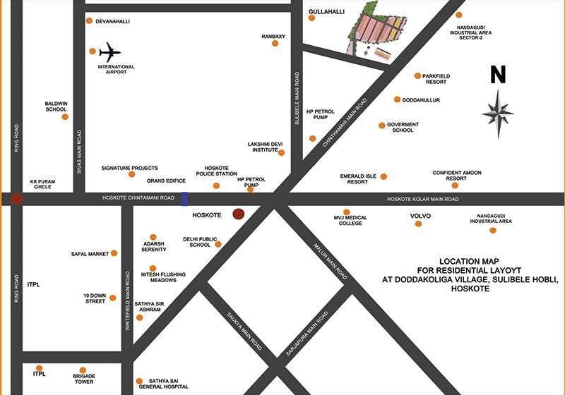  Residential Plot 1500 Sq.ft. for Sale in Chintamani Road, Bangalore