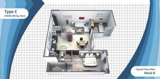 2 BHK Apartment 1260 Sq.ft. for Sale in Gota, Ahmedabad