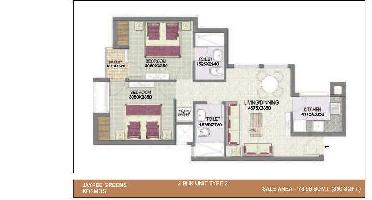 2 BHK Flat for Sale in Sector 134 Noida