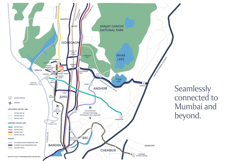 4 BHK 2277 Sq.ft. Apartment for Sale in Andheri West, Mumbai