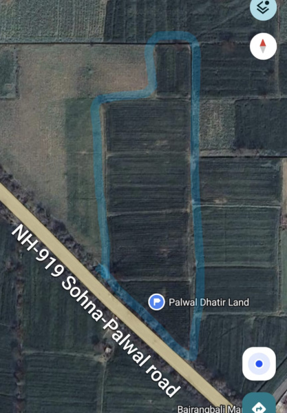  4 Acre Agricultural/Farm Land for Sale in Dhatir, Palwal
