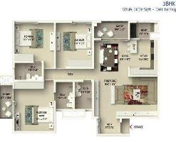 3 BHK Flat for Sale in Hoskote, Bangalore