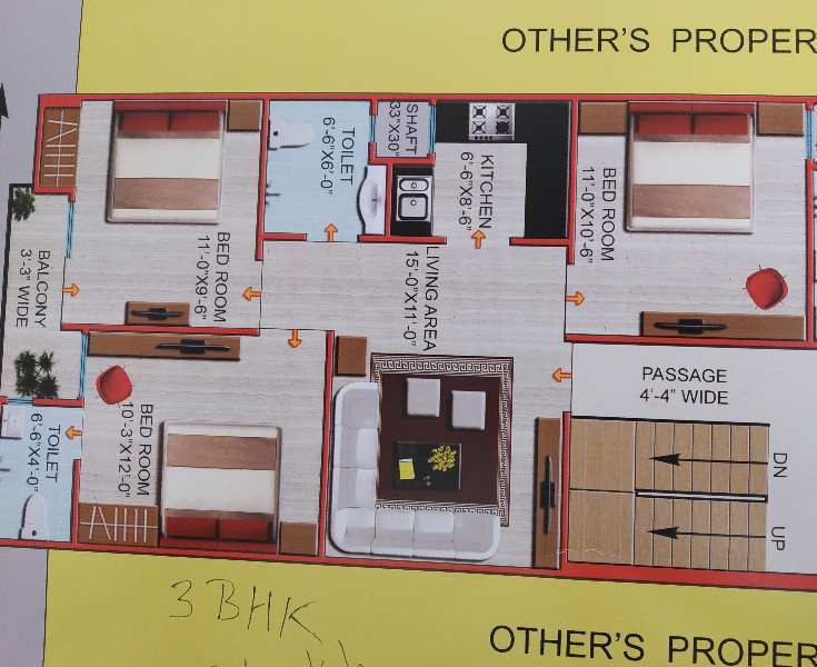 2 BHK House 62 Sq. Yards for Sale in