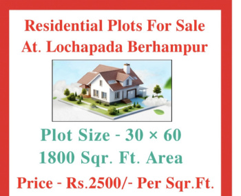  Residential Plot for Sale in Lochapada, Berhampur