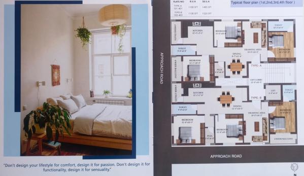 3 BHK 1130 Sq.ft. Apartment for Sale in Basudev Nagar, Berhampur