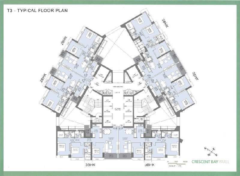 3 BHK Apartment 1100 Sq.ft. for Sale in Parel, Mumbai