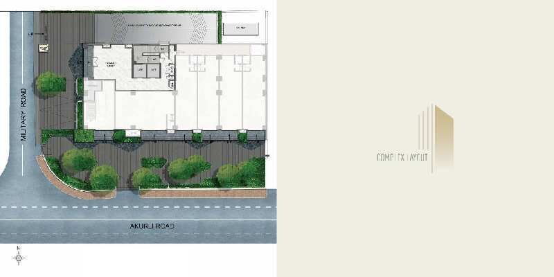  Office Space 412 Sq.ft. for Sale in Ashok Nagar, Kandivali East, Mumbai