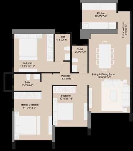 2 BHK Apartment 645 Sq.ft. for Sale in Oshiwara, Goregaon West, Mumbai