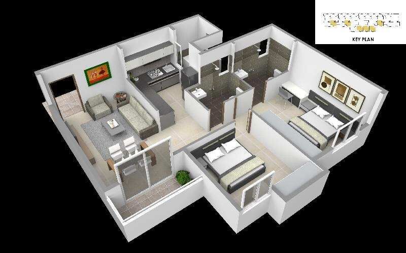 2 BHK 985 Sq.ft. Apartment for Sale in Chandapura, Bangalore