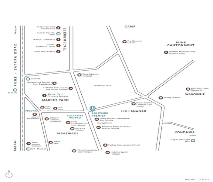 2 BHK Apartment 888 Sq.ft. for Sale in Bibvewadi, Pune