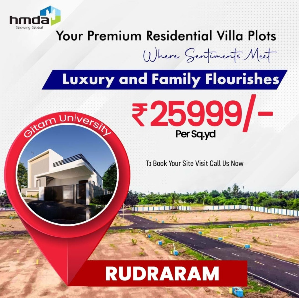  Residential Plot 150 Sq. Yards for Sale in Rudraram, Hyderabad