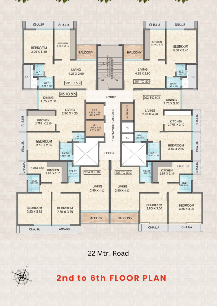 2 BHK Apartment 995 Sq.ft. for Sale in Sector 53 Dronagiri, Navi Mumbai