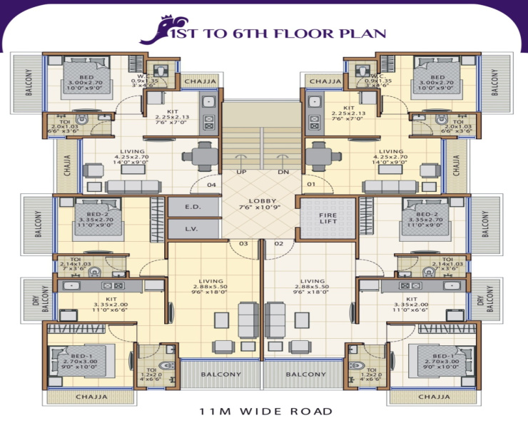 1 BHK Apartment 655 Sq.ft. for Sale in Sector 52, Dronagiri, Navi Mumbai
