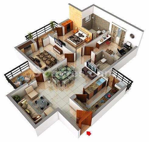 3 BHK Apartment 1409 Sq.ft. for Sale in Khandagiri, Bhubaneswar